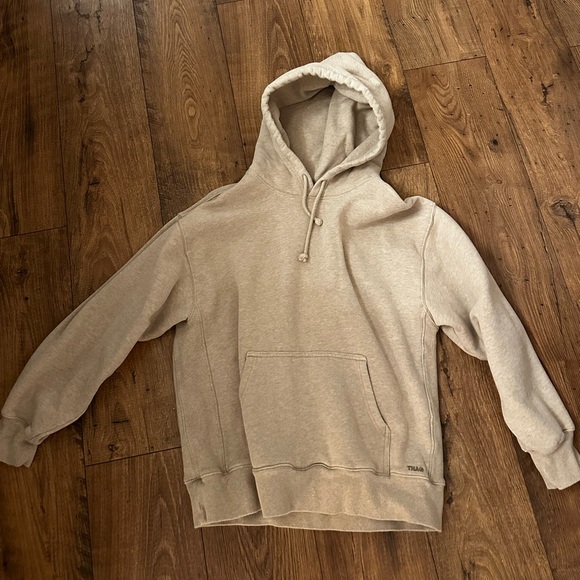 TNA Sweatfleece Hoodie in Warm Beige - Picture 1 of 3
